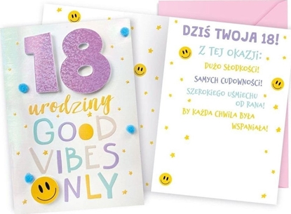 Picture of KUKARTKA Karnet B6 Urodziny 18