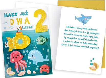 Picture of KUKARTKA Karnet Urodziny 2 omiornica