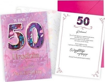 Picture of KUKARTKA Karnet Urodziny 50