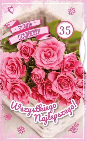 Picture of KUKARTKA Karnet Urodziny wymienne cyfry