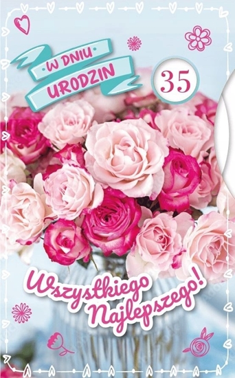 Picture of KUKARTKA Karnet Urodziny wymienne cyfry