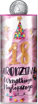 Picture of KUKARTKA Skarbonka puszka Urodziny 18