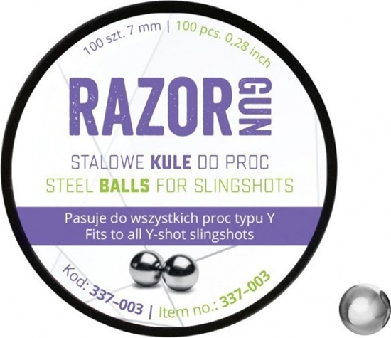 Изображение Kulki do procy RazorGun 7 mm 100 szt. (337-003)