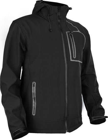 Изображение Kurtka mska Helly Hansen MENS JACKET SOFTSHELL STR_027_BLACK_XL