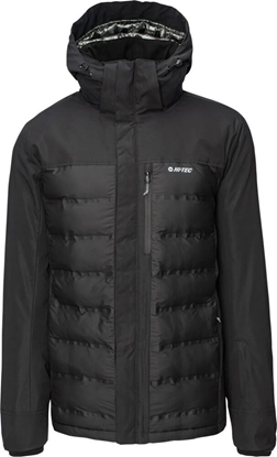 Изображение Kurtka mska hitec Mska kurtka puchowa z kapturem ocieplana zimowa pikowana Hi-tec Helten rozmiar XXL