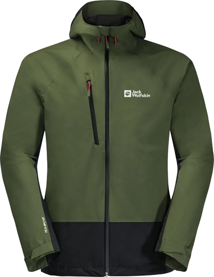 Изображение Kurtka mska Jack Wolfskin Jack Wolfskin Eagle Peak 2l Jkt M 1112993-4129 Zielone XXL