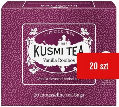 Picture of Kusmi Tea - Rooibos z Vanili Bio -  Herbata 20 saszetek