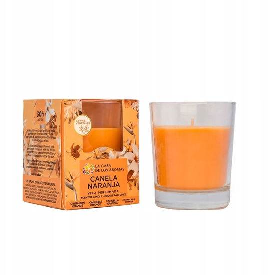 Picture of LA CASA DE LOS AROMAS_wieca zapachowa Cynamon-Pomaracza 140g