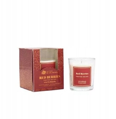 Picture of LA CASA DE LOS AROMAS_X-Mas wieca zapachowa Czerwone Owoce 120g