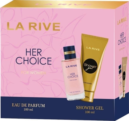 Изображение La Rive La Rive for Woman Zestaw prezentowy Her Choice (woda perfumowana 100ml+el pod prysznic 100ml)