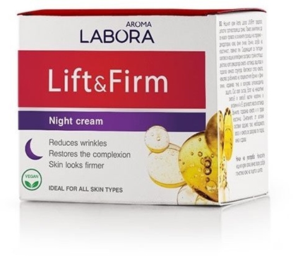 Attēls no Labora Lift & Firm Przeciwzmarszczkowy krem do twarzy na noc 50ml