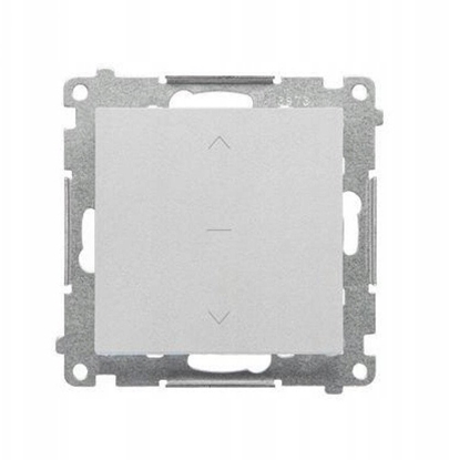 Изображение cznik roletowy Kontakt-Simon 55 TZW1K.01/143 trójpozycyjny 1-0-2 modu 10 A, 250V~, szybkozcza aluminium mat