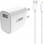 Attēls no adowarka 2GO adowarka z kablem Lightning - biay 10,5W 1x USB-A