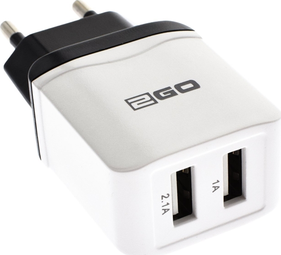 Picture of adowarka 2GO 2GO Ladegerät 10,5W 2-Port 2x USB-A,  weiß