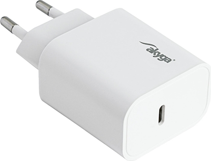 Picture of adowarka Akyga AKYGA adowarka sieciowa AK-CH-18 20W USB-C PD 5-12V / 1.67-3A biaa