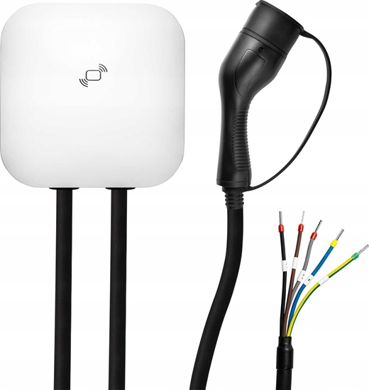 Picture of adowarka Akyga Stacja adowania do samochodów elektrycznych Wallbox Akyga AK-EC-21 Type2 3-fazy 16A 11kW 5m