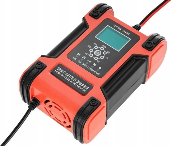 Picture of adowarka AZO Digital adowarka sieciowa do akumulatorów BC-12 12A (230V/12V) 6A (230V/24V) AGM / LiFePO4 / GEL