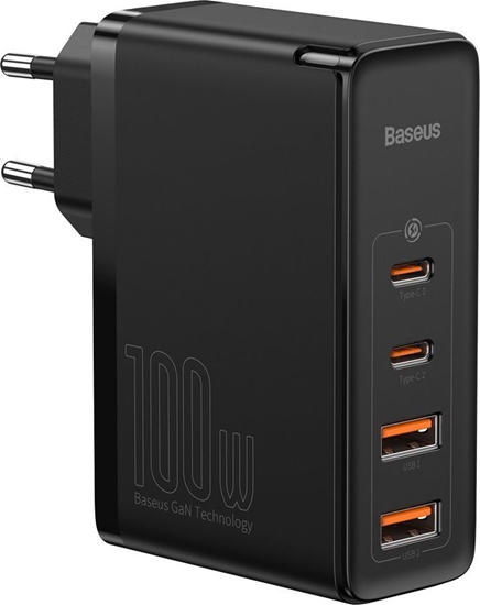 Picture of adowarka Baseus GaN2 Pro 2x USB-A 2x USB-C 3 A (BSU2726BLK)