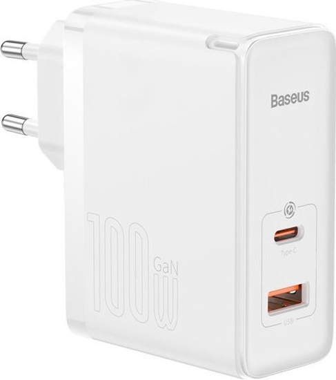 Picture of adowarka Baseus GaN5 Pro 1x USB-A 1x USB-C  (6932172608965)
