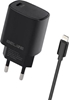 Picture of adowarka Beline Beline ad. siec. 1x USB-C 20W + kabel lightning czarna /black PD 3.0  BLNCB20L