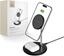 Attēls no adowarka bezprzewodowa Tech-Protect QI15W-A39 2in1 Magnetic MagSafe Wireless Charger Black