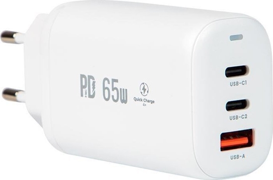 Picture of adowarka Blow adowarka sieciowa gniazdo USB+USB-Cx2 65W