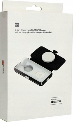 Picture of adowarka ER POWER Snap 3w1 - skadana adowarka podróna kompatybilna z MagSafe