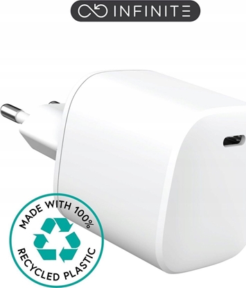 Picture of adowarka eStuff eSTUFF ES637045-BULK adowarka do urzdze przenonych Smartfon Biay Prd przemienny Szybkie adowanie Wewntrzna