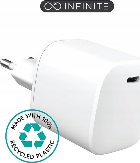 Picture of adowarka eStuff eSTUFF ES637045-BULK adowarka do urzdze przenonych Smartfon Biay Prd przemienny Szybkie adowanie Wewntrzna