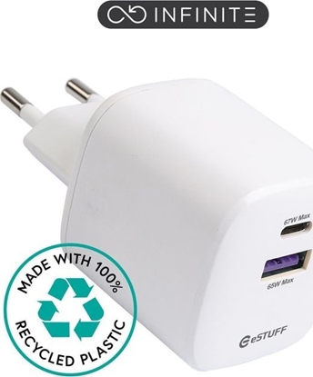 Picture of adowarka eStuff eSTUFF ES637065-BULK adowarka do urzdze przenonych Uniwersalne Biay Prd przemienny Wewntrzna