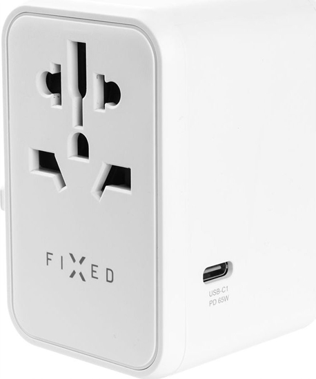 Picture of adowarka Fixed adowarka / adapter podróny 3xUSB-C/ 2xUSB-A 65W biay
