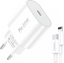 Picture of Foneng Fast charger Foneng 1x USB PD 3.0 EU39 + USB C to Lightning