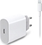 Attēls no adowarka Fonex Travel Charger Type-C PD 20W+Lightning Cable 1m By Fonex White
