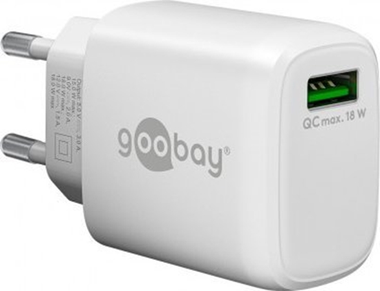 Picture of adowarka Goobay Szybka adowarka USB QC 3.0 (18 W), biaa