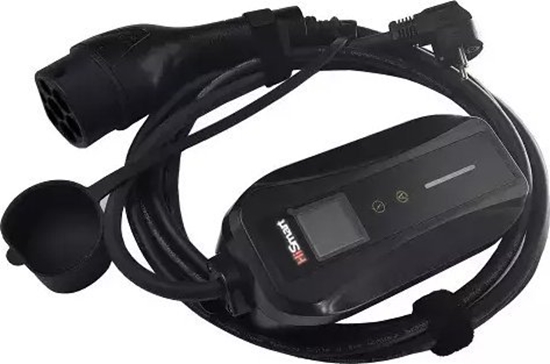 Picture of adowarka Hismart Elektromobilio neiojamas kroviklis GB/T - Schuko (220V), 6-16A, 3.5kW, 1-faz, 5m