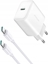 Изображение adowarka Joyroom adowarka Joyroom JR-TCF24 sieciowa USB-C PD 30W QC SFC - biaa + kabel USB-C 1m