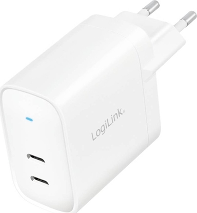 Picture of adowarka LogiLink Logilink Steckdosenadapter, 2x USB-C, GaN, 40W