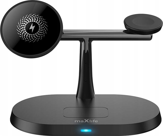 Picture of adowarka MaxLife  Maxlife wireless charger 3in1 15W, black (MXWC-03)