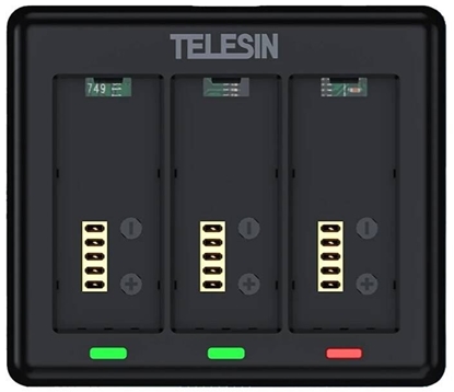 Изображение adowarka na 3 akumulatory do GoPro HERO 13 TELESIN (S0-BCG-12-TGP)