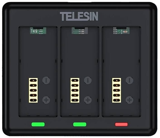 Изображение adowarka na 3 akumulatory do GoPro HERO 13 TELESIN (S0-BCG-12-TGP)