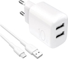 Picture of Puro Puro PROLITE 10W USB-A wall charger + USB-A - USB-C cable 1.2m - white