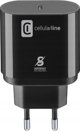Picture of adowarka Sourcing Charger CELLULARLINE 25W, USB-C Super Fa
