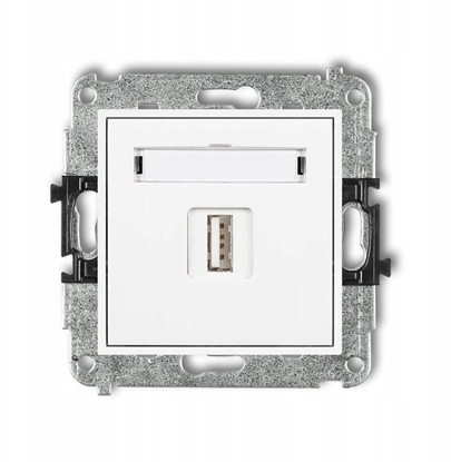 Изображение adowarka USB Karlik Mini MCUSB-1 pojedyncza 5V 1A biaa