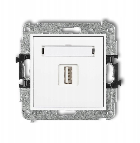 Изображение adowarka USB Karlik Mini MCUSB-1 pojedyncza 5V 1A biaa