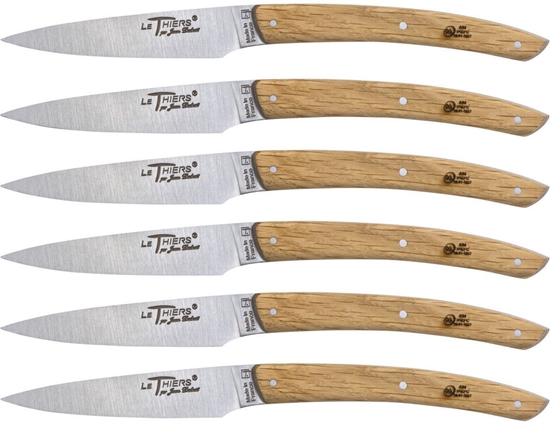 Picture of Laguiole Tradition Jean Dubost Laguiole 6 pcs. Knife Set, Oak Wood