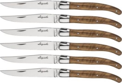 Attēls no Laguiole Tradition Jean Dubost Laguiole 6 pcs. Steak Knife Set, Olive