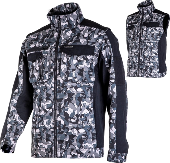 Picture of Lahti Pro BLUZA Z ODPINANYMI RKAWAMI SZARO-CZARNA, "M", CE, LAHTI