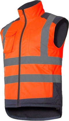 Picture of Lahti Pro KAMIZELKA OSTRZEGAWCZA DWUSTRONNA, POMAR., "3XL", CE, LAHTI