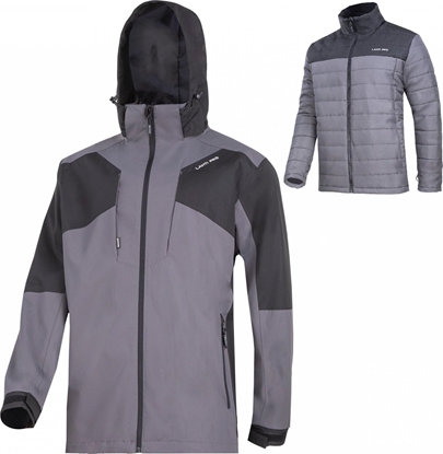 Picture of Lahti Pro KURTKA 3W1 Z ODPINAN PODPINK SZAR.-CZAR., "M", CE, LAHTI