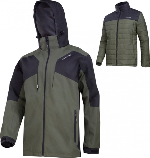 Picture of Lahti Pro KURTKA 3W1 Z ODPINAN PODPINK ZIEL.-CZAR., "3XL", CE, LAHTI